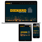 Diehard-securities website design